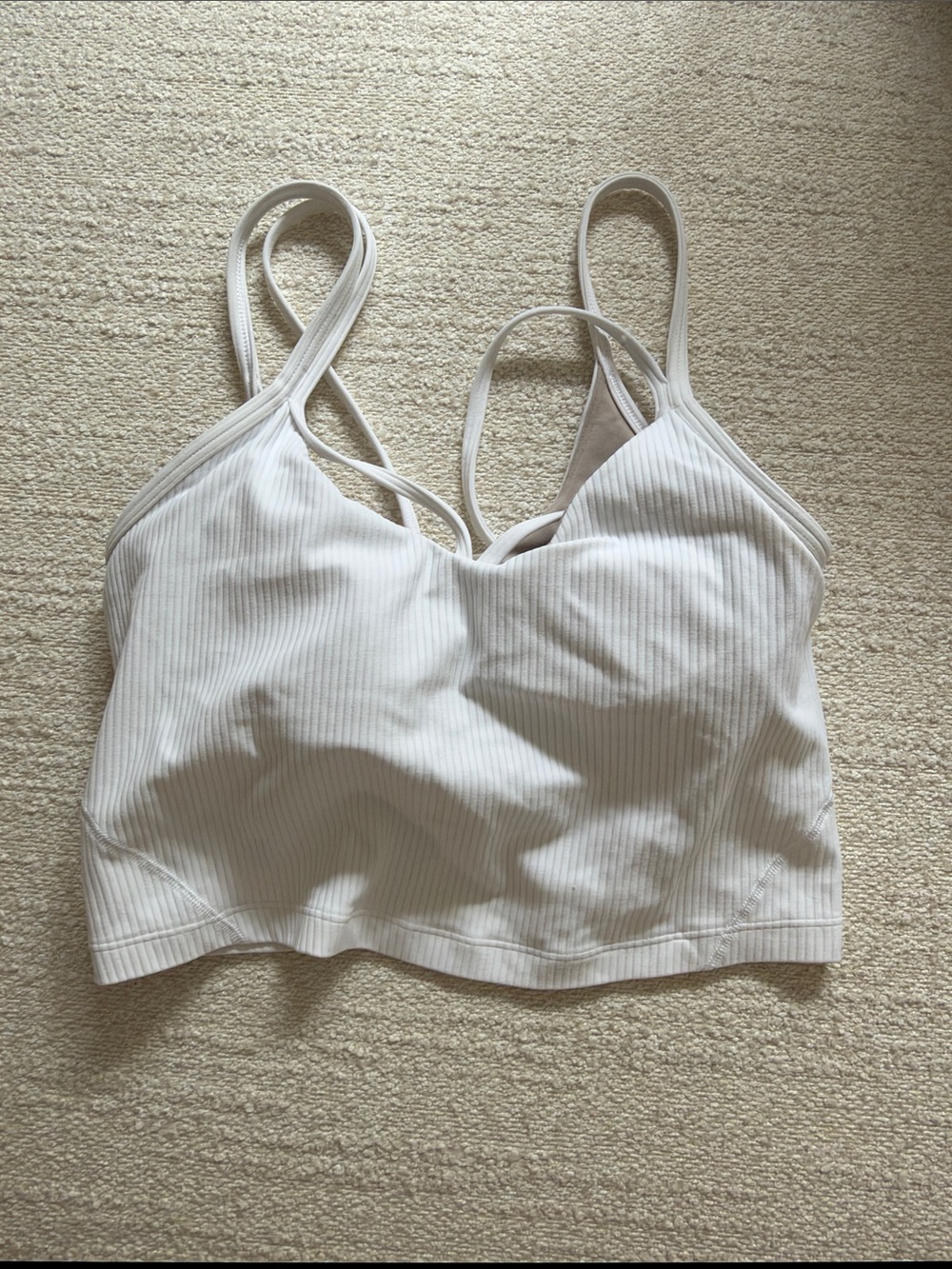 Lululemon cropped sports bra